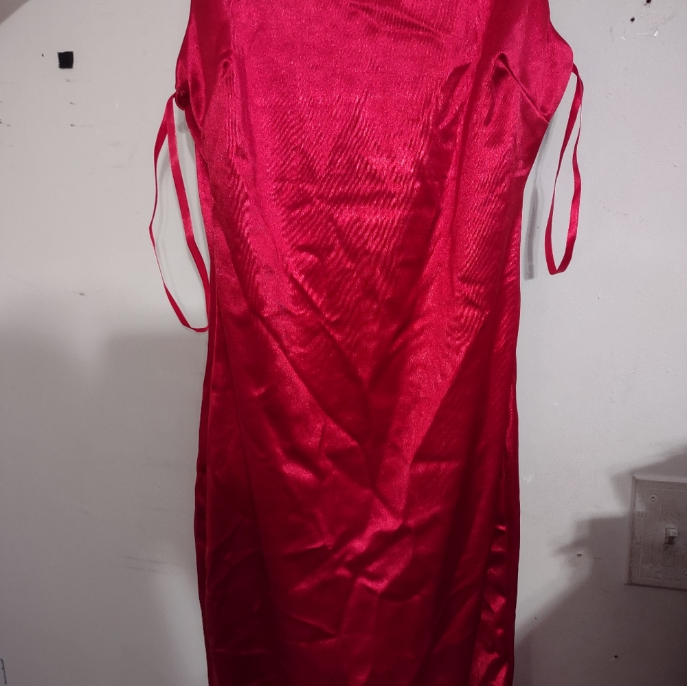 A red dress